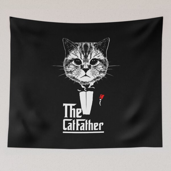 Item preview, The CatFather - unique design designed and sold by Froyd Wess.