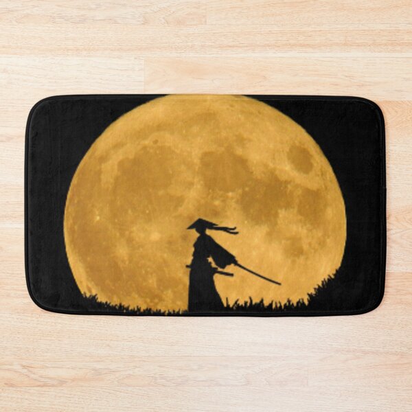 Item preview,  dark shadow samurai in front of the moon with katana  designed and sold by ADAPTO.
