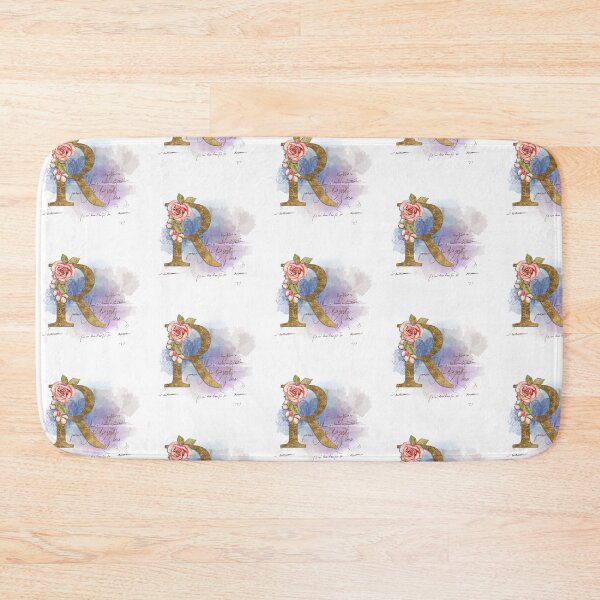 Item preview, Vintage Letter R with decorated flower and Writing designed and sold by RonelBroderick.