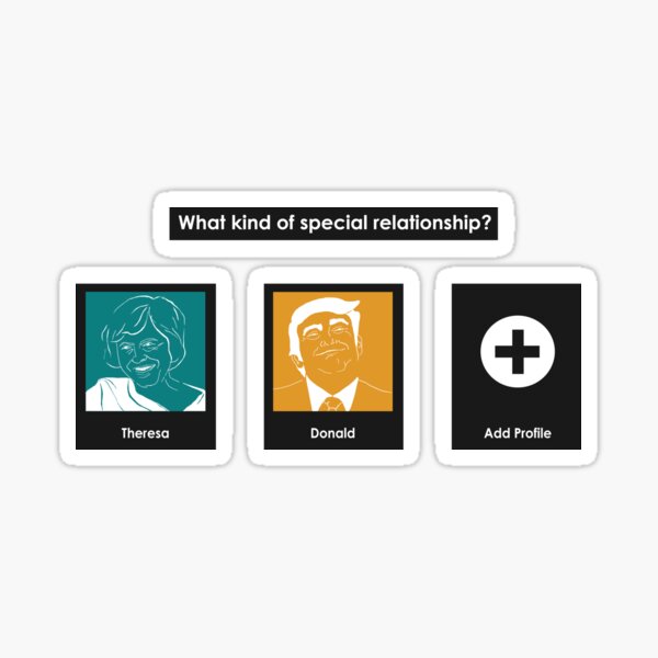Item preview, Special Relationship Sticker  designed and sold by stancetaken.