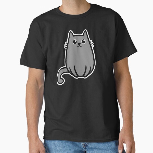 Cute Grey Cat Kawaii for Cat Lovers Classic T-Shirt