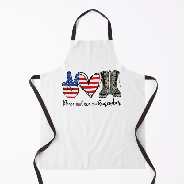 Item preview, Peace Love Remember Combat Boots USA Flag Veteran Day designed and sold by Meggie179.