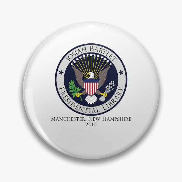 Artikelvorschau, Geburtstagsgeschenke Josiah Bartlet Presidential Library Logo Barlet For America Tee E-04122102 entworfen und verkauft von CarlosHoeger644.
