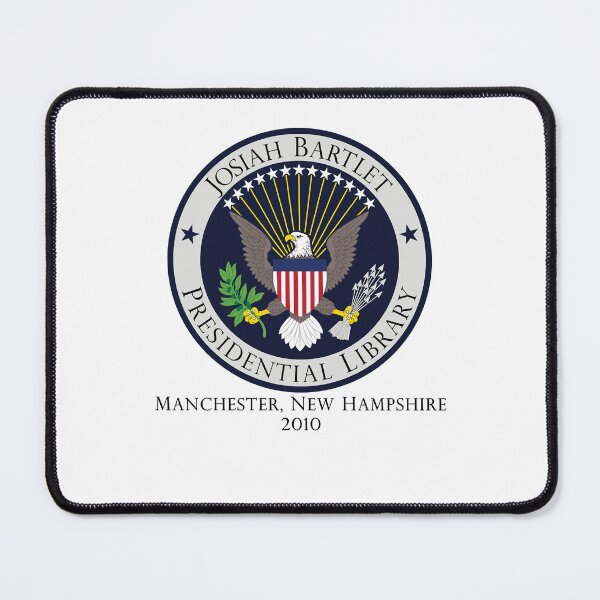 Item preview, Regalos de cumpleaños Josiah Bartlet Presidential Library Logo Barlet For America Tee E-04122102 designed and sold by CarlosHoeger644.