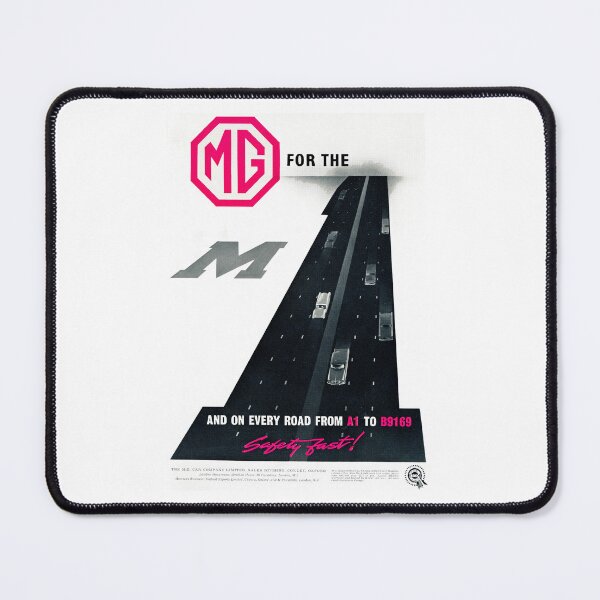 Item preview, Vintage MG cars advert, 1960 designed and sold by Random Railways.