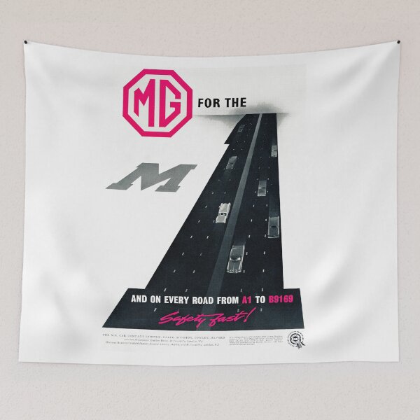 Item preview, Vintage MG cars advert, 1960 designed and sold by Random Railways.