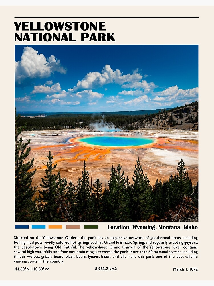 Disover YStone National Park Premium Matte Vertical Poster