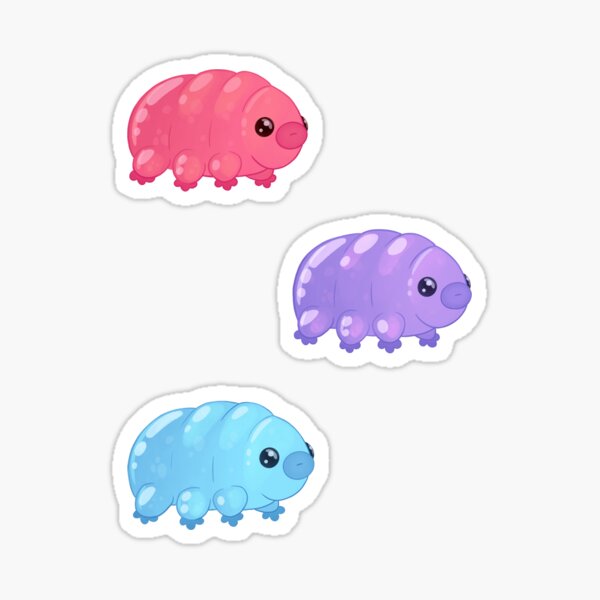 "Water Bears" Sticker by raediocloud Redbubble