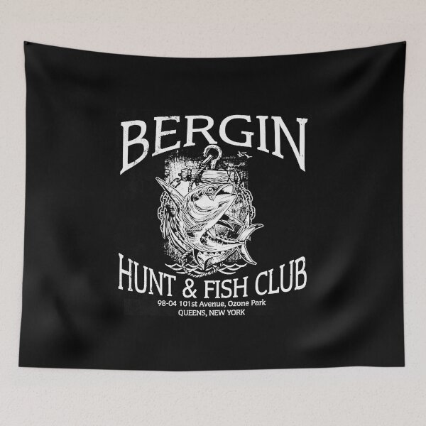 Item preview, Bergin Hunt and Fish Club, distressed  designed and sold by Drewlie56.