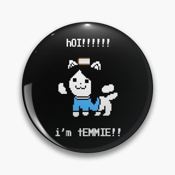 Item preview, I'm temmie character poster game designed and sold by Carvalho4780.