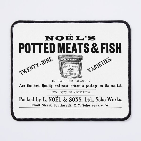 Item preview, Vintage Potted Meats advert 1914 designed and sold by Random Railways.