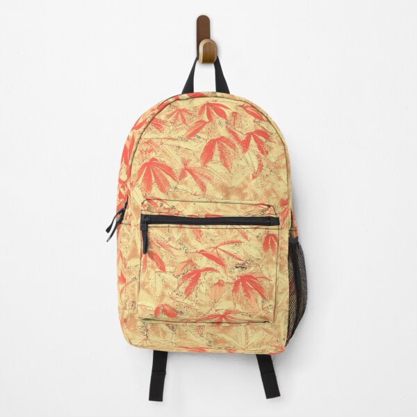 Item preview, Yellow red leaves background designed and sold by fowons.