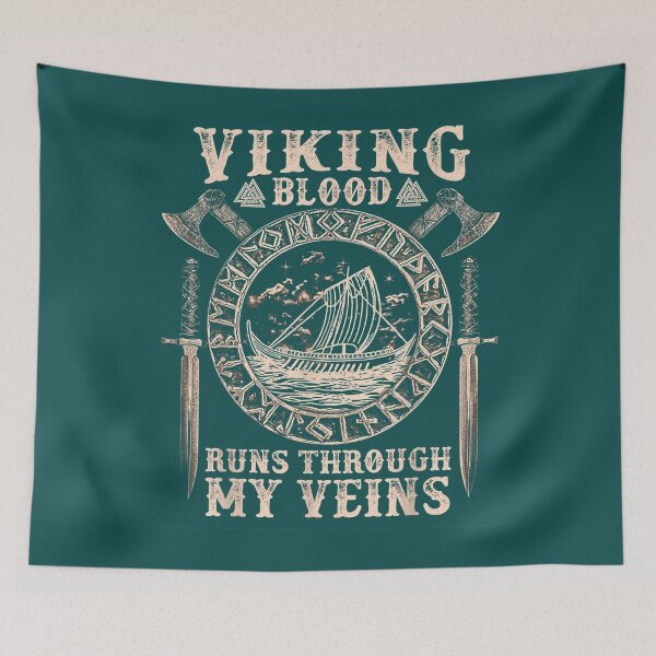 Item preview, Viking Blood Runs through my Veins Viking Ship designed and sold by LucmanCear.