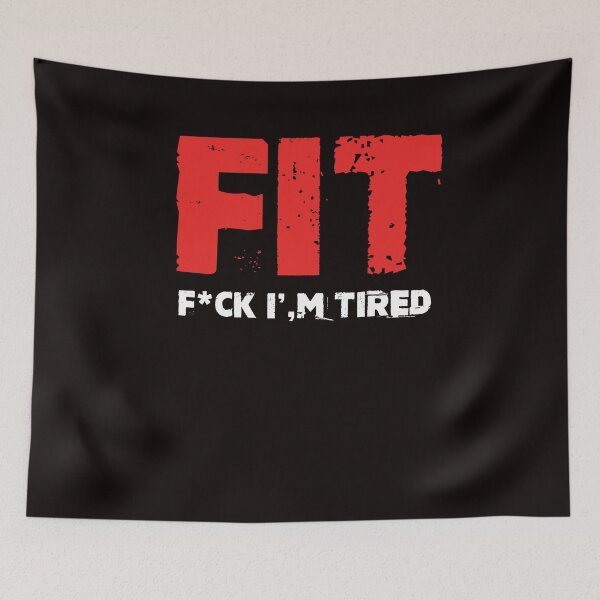 Item preview, Funny Fit Definition Sports Bodybuilding Weightlifting Tired designed and sold by TomGiantDesigns.