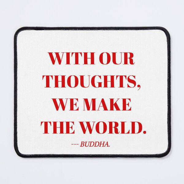 Item preview, With our thoughts quote by buddha. designed and sold by Aumcreations.