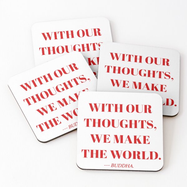 Item preview, With our thoughts quote by buddha. designed and sold by Aumcreations.