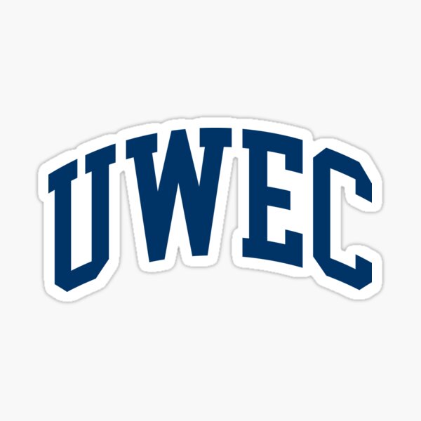 "UWEC, Wisconsin, University of Wisconsin Gold" Sticker for Sale by ...