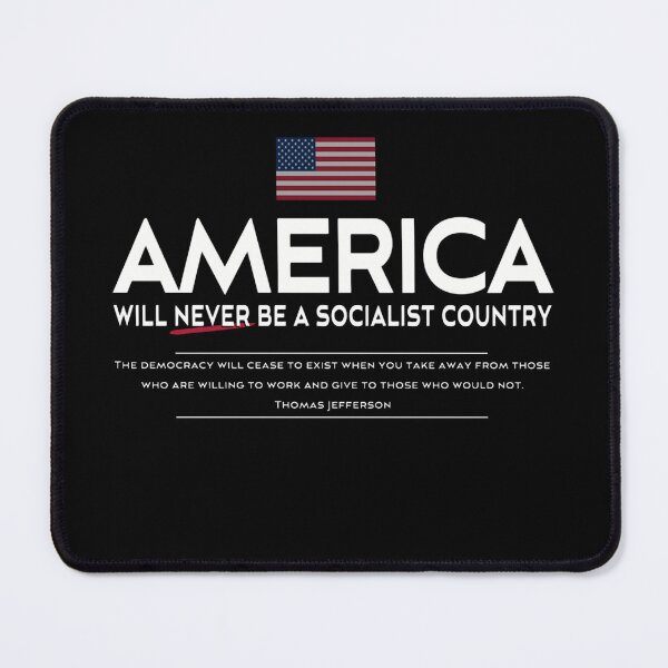Item preview, Anti Socialism design with Thomas Jefferson Quote USA PROUD designed and sold by Aidallnnon.