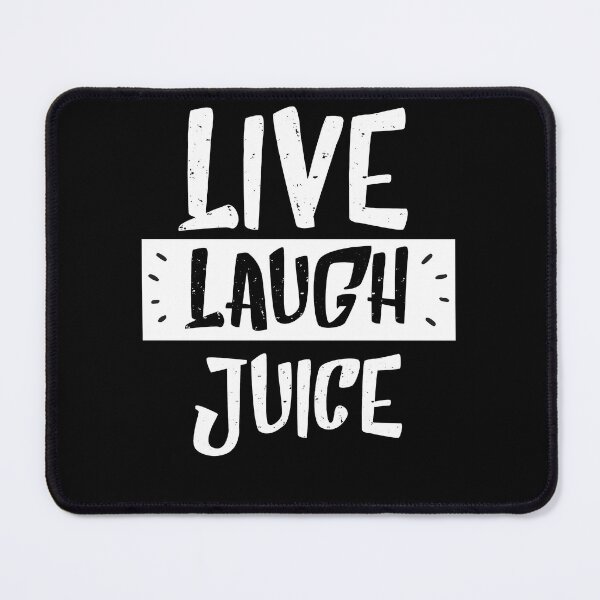 Item preview, live laugh juice - inspirational black & white designed and sold by vooART.