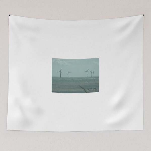 Item preview, WIND TURBINES AT SEA designed and sold by karlthorndick.