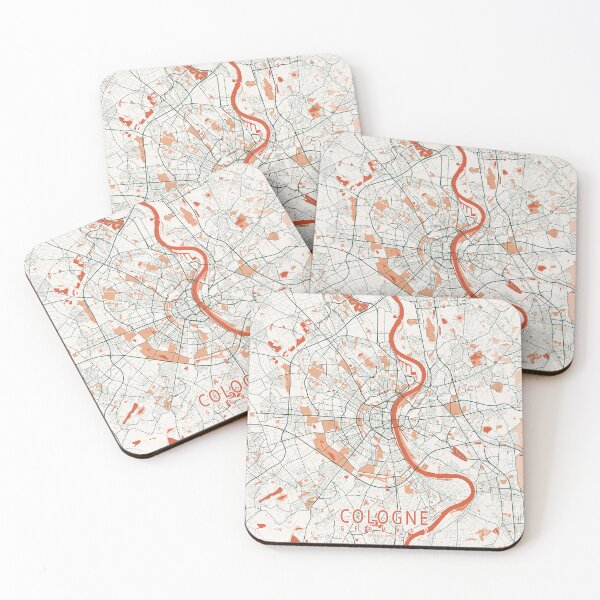 Item preview, Cologne City Map of Germany - Bohemian designed and sold by deMAP.