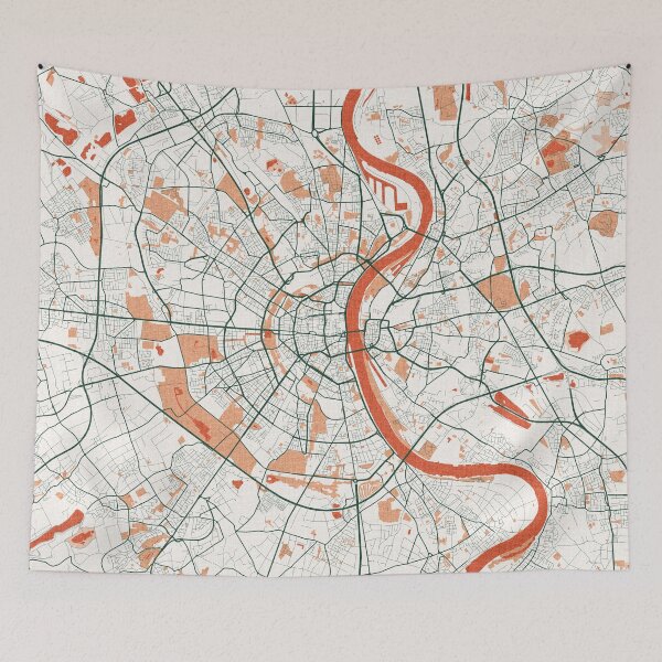 Item preview, Cologne City Map of Germany - Bohemian designed and sold by deMAP.
