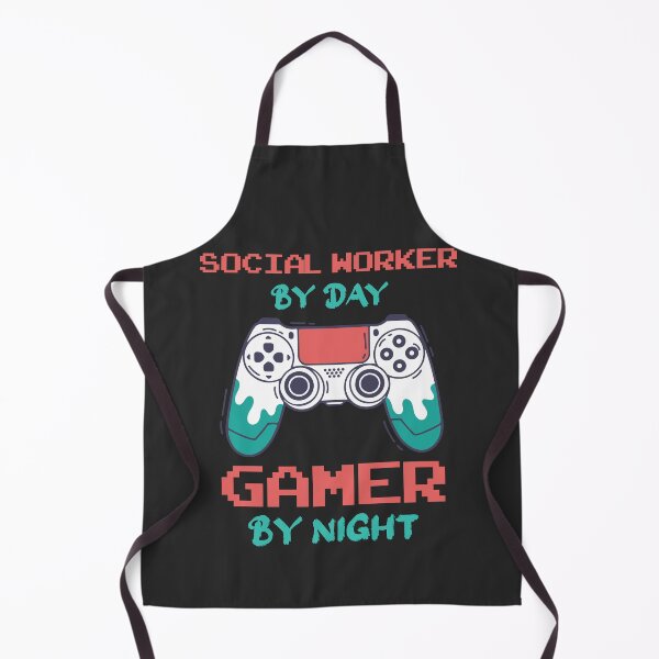 Item preview, Social Worker By Day Gamer By Night - Funny Social Worker quote gift idea For Men and Women designed and sold by Mmmm3344.