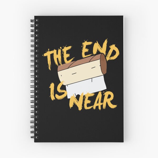 Item preview, The End Is Near Toilet Paper Toilet designed and sold by MooonTees.