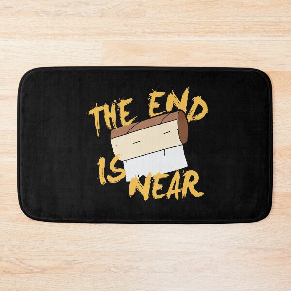 Item preview, The End Is Near Toilet Paper Toilet designed and sold by MooonTees.