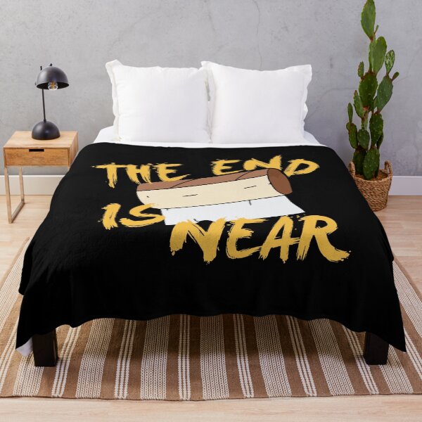 Item preview, The End Is Near Toilet Paper Toilet designed and sold by MooonTees.
