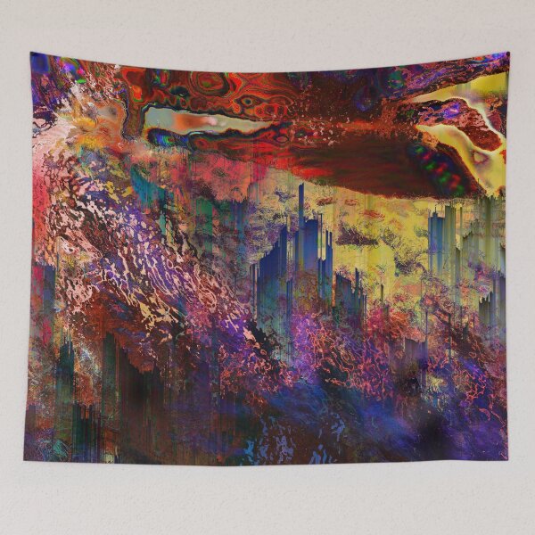 Item preview, Tsunami abstract colorful texture  designed and sold by stuukstly.