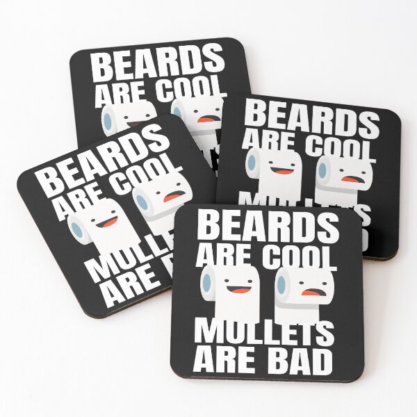 Item preview, Beards Are Cool Toilet Paper Toilet designed and sold by MooonTees.