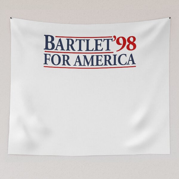 Item preview, Lover Gifts Bartlet For America Camiseta de algodón en talla Más colores designed and sold by CarlosHoeger644.