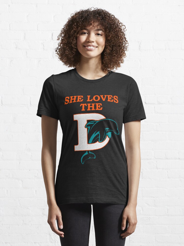 Buy Miami Dolphins Shirt Miami Football Sunny She Loves The Miami