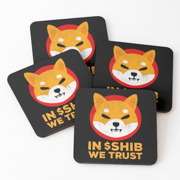 Item preview, In Crypto We Trust Shiba Inu Coin SHIB Army Crypto Token To The Moon Cryptocurrency Blockchain Wallet designed and sold by RamonaBernhard.