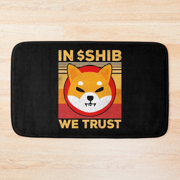 Item preview, In Crypto We Trust Shiba Inu Coin SHIB Army Crypto Token To The Moon Cryptocurrency Blockchain Wallet designed and sold by RamonaBernhard.
