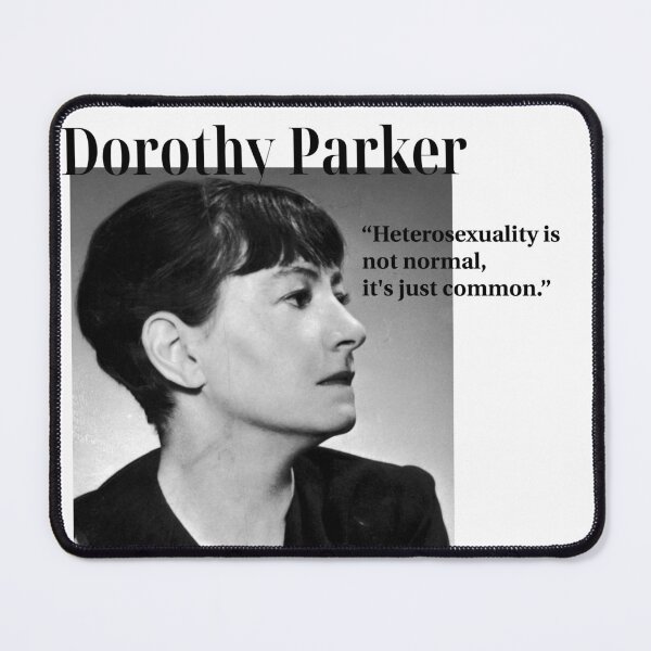 Item preview, Dorothy Parker Portrait - On Heterosexuality designed and sold by VioletMil.