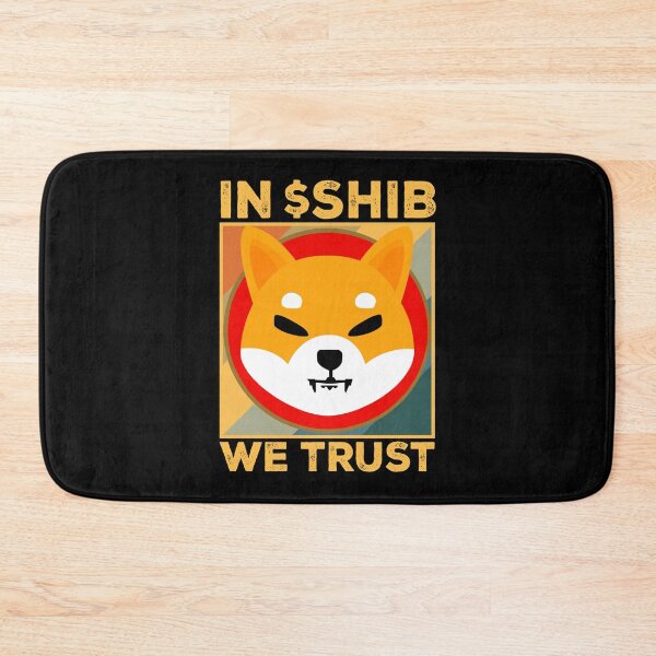 Item preview, In Crypto We Trust Shiba Inu Coin SHIB Army Crypto Token To The Moon Cryptocurrency Blockchain Wallet designed and sold by RamonaBernhard.