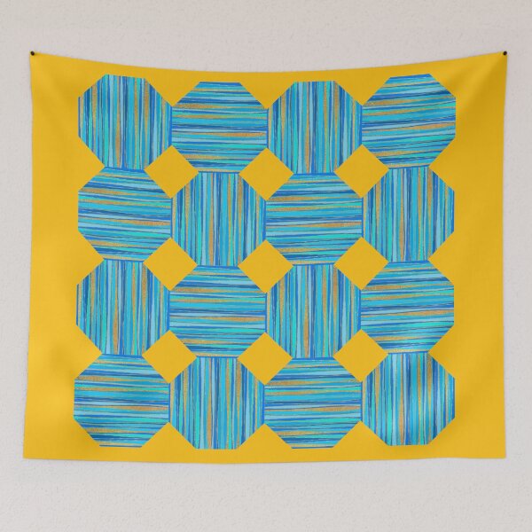 Item preview, Hexagon pattern with motif line inside designed and sold by Trianglegreen.