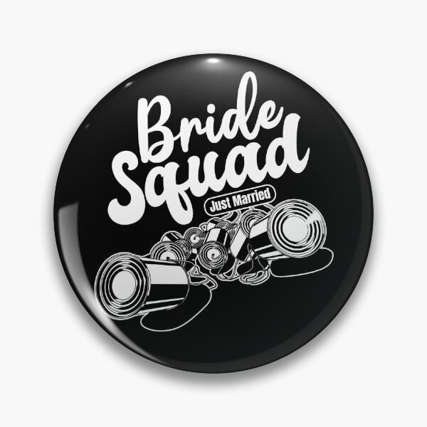 Item preview, Bride Squad Bridal Party Tin Cans Matching Group designed and sold by GravitiTees.