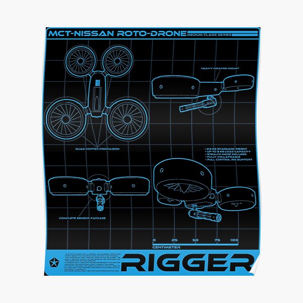 Shadowrun - Rigger Shirt (Version 3) Poster