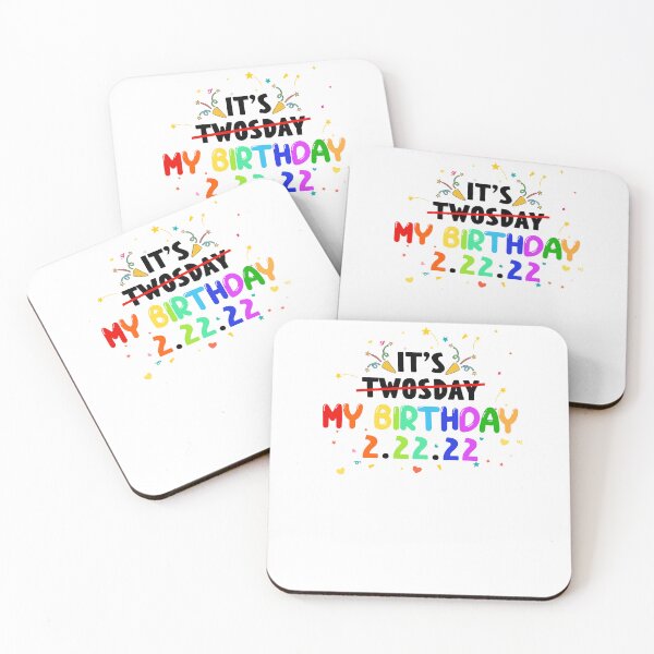 Item preview, It's My Birthday Twosday, Tuesday February 22nd 2022 designed and sold by EspenoyStore.