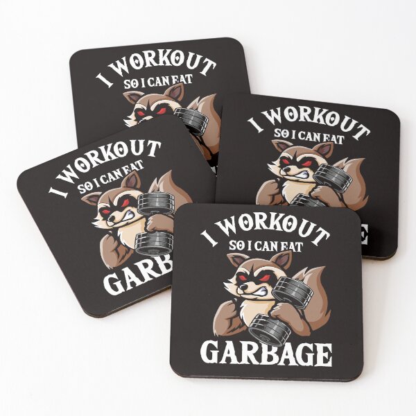 Item preview, Workout Raccoon Barbell Bodybuilding Weightlifting Exercise designed and sold by TomGiantDesigns.