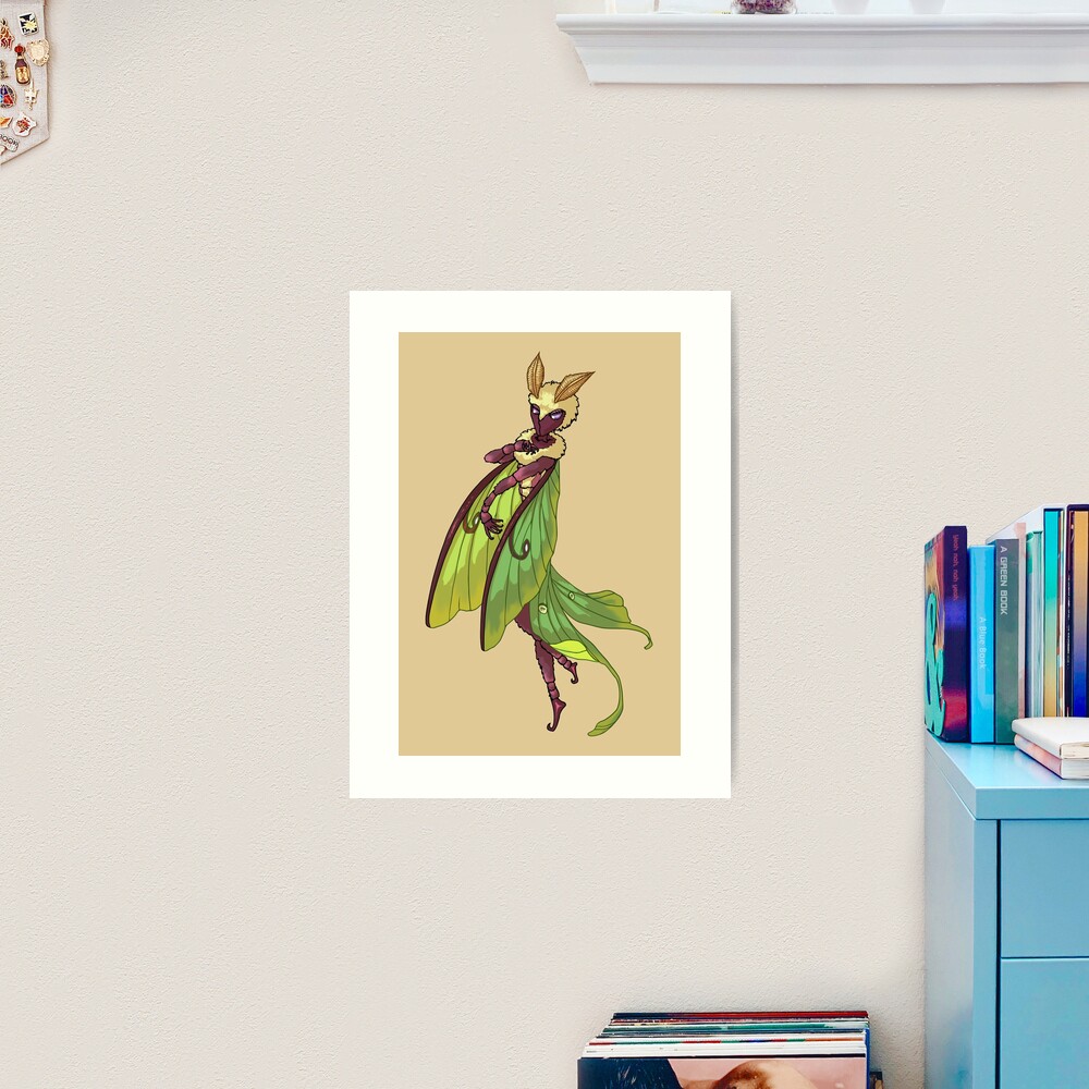 絵画 Moth Girl #004 Moth Girl by Julie Peterson Shea | Artwork Archive