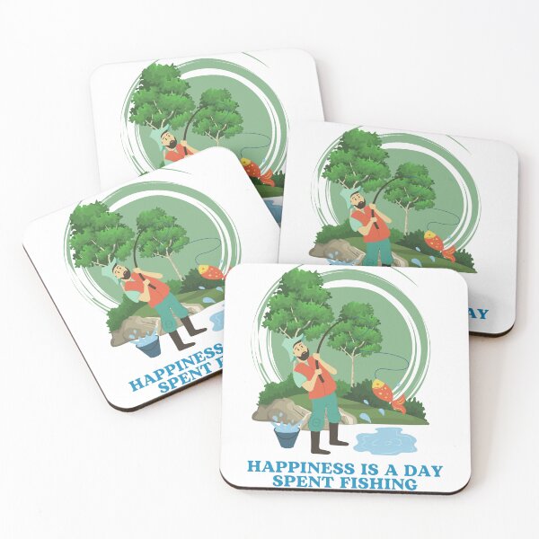 Item preview, Happiness Is A Day Spent Fishing designed and sold by Ildar012.