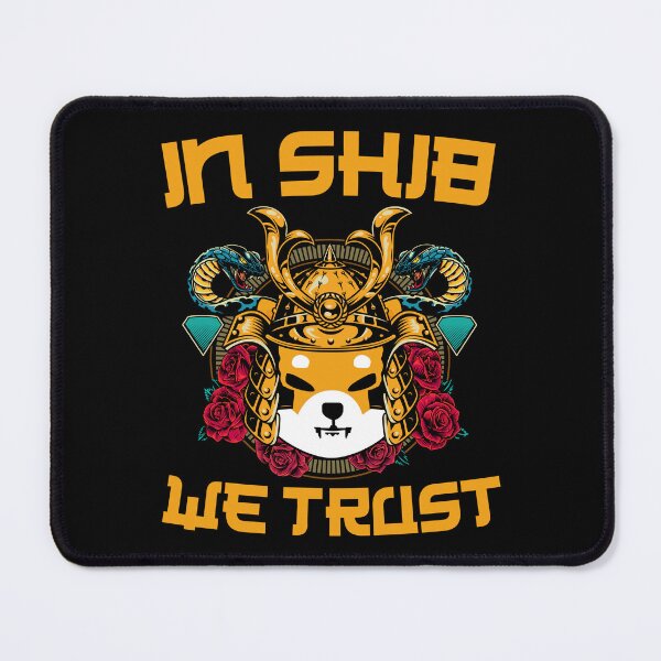 Item preview, In SHIB We Trust Shiba Inu Coin SHIB Army Crypto Token To The Moon Cryptocurrency Blockchain Wallet designed and sold by RamonaBernhard.
