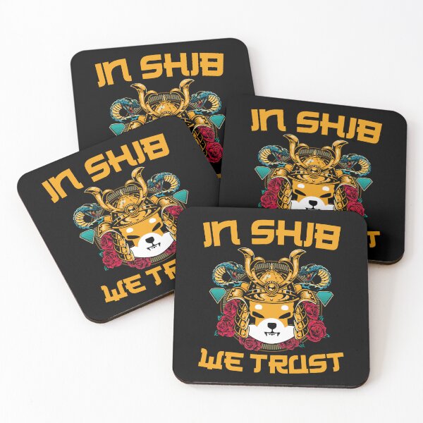 Item preview, In SHIB We Trust Shiba Inu Coin SHIB Army Crypto Token To The Moon Cryptocurrency Blockchain Wallet designed and sold by RamonaBernhard.