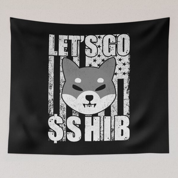 Item preview, Let's Go Shiba Inu Coin SHIB Army Crypto Token To The Moon Cryptocurrency Blockchain Wallet designed and sold by RamonaBernhard.