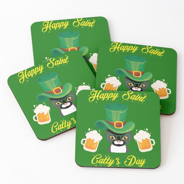 Item preview, Happy saint catty's day designed and sold by RosetteArtists.
