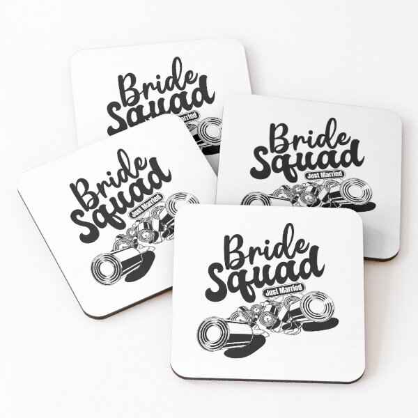 Item preview, Bride Squad Bridal Party Tin Cans Matching Ensemble designed and sold by GravitiTees.